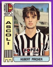 ASCOLI, HUBERT PIRCHER *FIGURINA STICKER N.19* PANINI COLLEZIONE 1981/1982