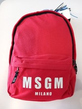 Zaino Rosso MSGM Milano Unisex