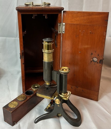 Antique microscope swift - microscope, &