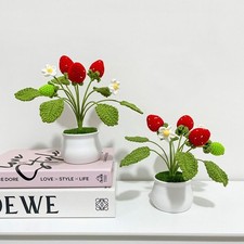 Tessuto a mano fragola