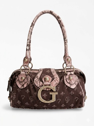 Borsa guess y2k viola - viola, stampa