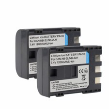 2X Batteria per CANON EOS 350D 400D D350 D400 D 350 PC1018 NB-2JH E160814 NB2LH