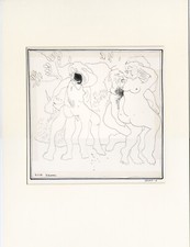 NINO AIMONE  NUDI -1971 - DB0003-0  DISEGNO A MATITA