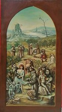 Quadro 5 olio Santa