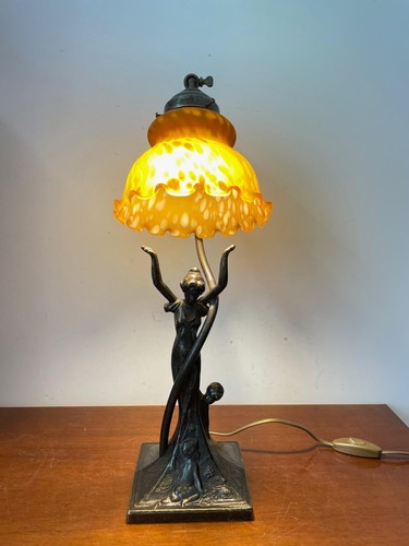 Lampada tavolo con - donna, e