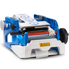 ETICHETTATRICE MANUALE PE BOTTIGLIE TONDE, FLACONI, VASI CILINDRICI