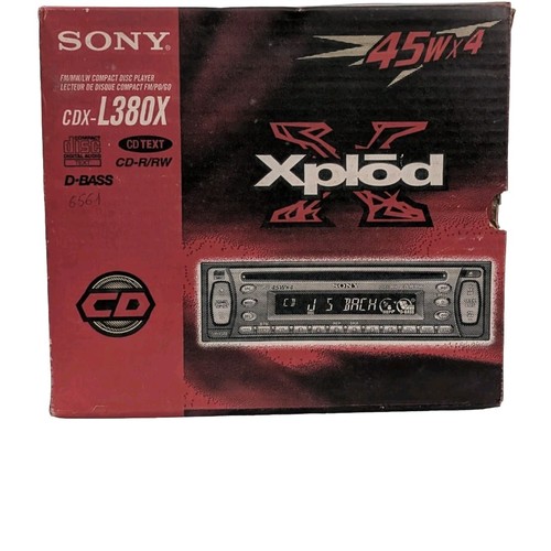 Sony auto radio - sony, cdx-l380x