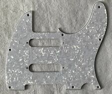 Adatto per Telecaster Double ST Battipenna per chitarra a bobina singola, 4 strati bianco perla