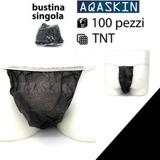 100 pz Slip monouso Uomo tanga TNT massaggio depilazione estetista conf singola