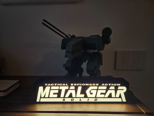 Insegna luminosa metal gear - luminosa,