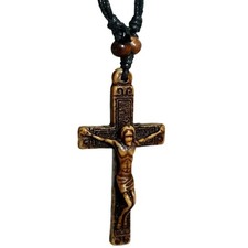 Collana crocifisso gesù - collana,