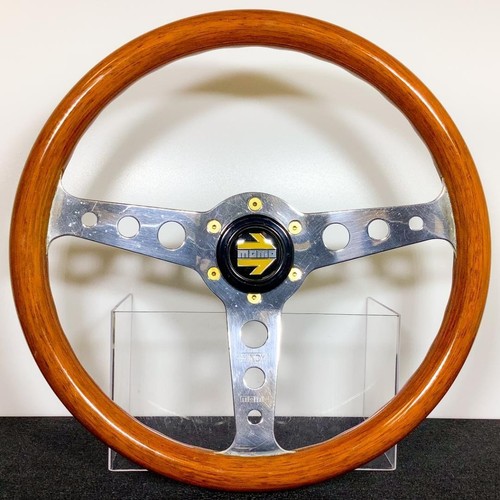Volante legno momo super - legno,