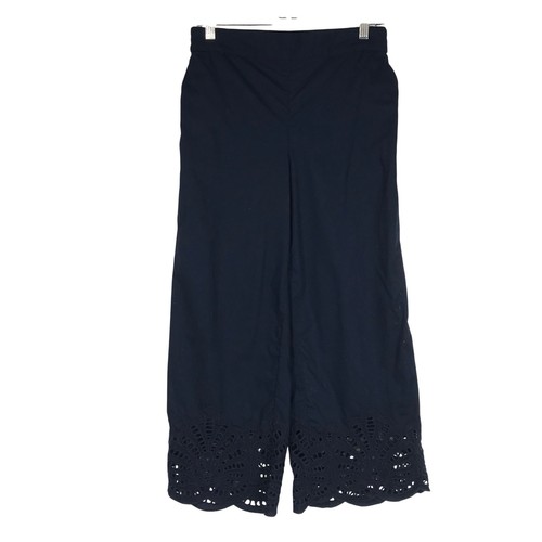 Pantaloni culotte talbots blu - pantaloni,