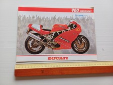 Ducati 900 SS Superlight 1992 depliant ITALIANO originale