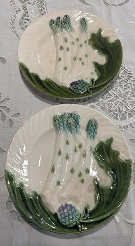 Coppia antichi piatti - , ceramica