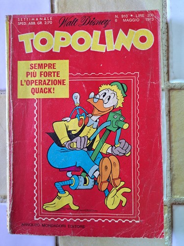 Topolino libretto 910 - libretto, n.910