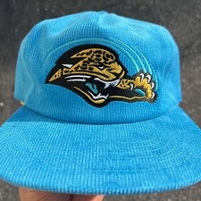 Cappello snapback con logo graffiato Jacksonville Jaguars 1998 in velluto a coste color verde acqua