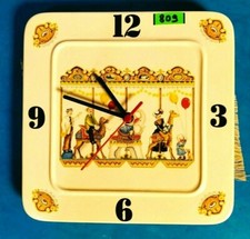 809-Orologio da parete pubblicitario carosello ceramica,marchiato SIC ITALY