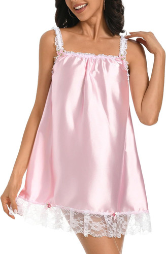 Lingerie raso sissy babydoll - raso,