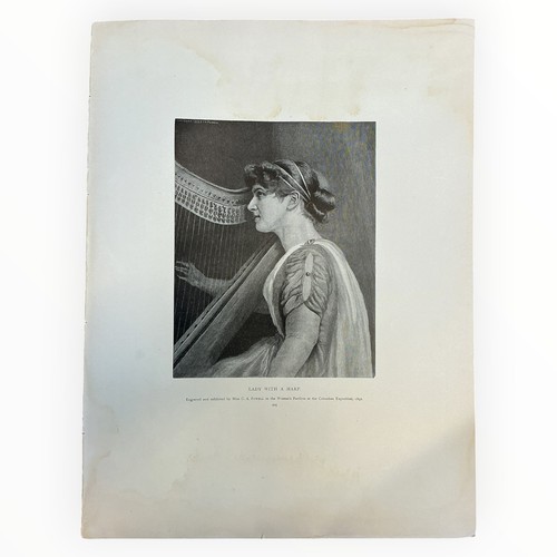 Lady with harp powell - lady, d