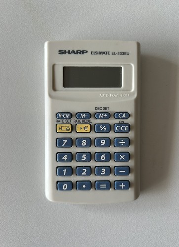 Calcolatrice sharp elsimate - calcolatrice,