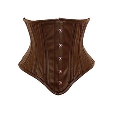 Corsetto in pelle nero