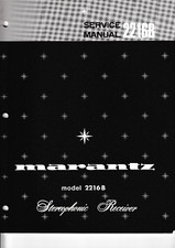 Manuale Di Servizio Per Marantz Modello 2216 B