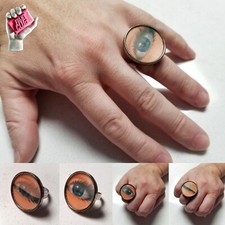 Fight Club - Anello occhi ammiccanti di Tyler Durden, costume vintage edizione limitata WWTDW 