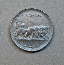 1921 RIGATO 50 centesimi