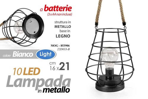 Lampada led lumetto abat - 10,