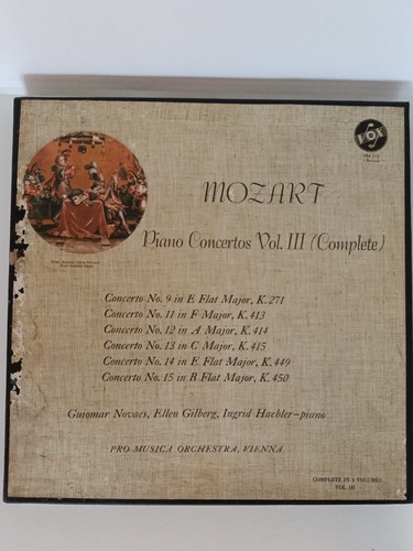 Lotto mozart piano - mozart, concertos