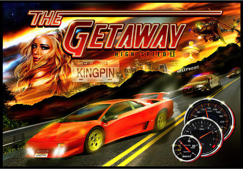 Williams getaway flipper - getaway,