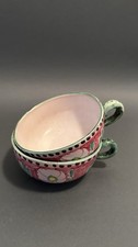 Coppia Di Tazze In Ceramica Vietri
