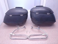 BMW R 1200 C pelle valigia laterale pacchetto sella borse supporto side case saddle bag