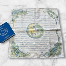 Usato ✨Raro!✨Sciarpa coccodrillo Hermes 100% seta Carre 45