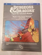 D&D Master of the Desert Nomads X4 Module 9068 Dungeons & Dragons 1983