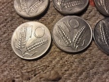 6 MONETE DA 10 LIRE . 3 DEL