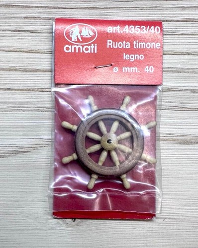 Ruota timone 40mm legno - timone,