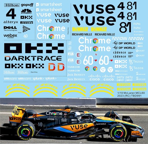 Decals per mclaren mcl60 - ,