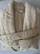 ACCAPPATOIO SCIALLATO VERDE UNISEX TG. L CON BORDO ORO IN LUREX - DOMAKALE