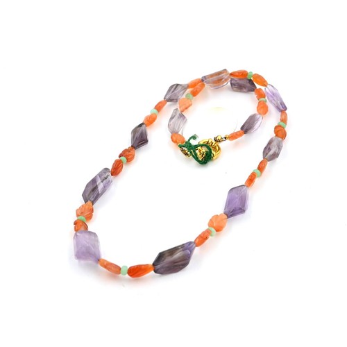 Collana perle intagliate - perle,