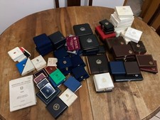 Lotto 80 Astucci Custodie Monete Oro Argento Italia San Marino Vaticano Canada