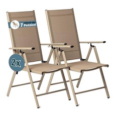 Set 2 Sedie Pieghevoli da