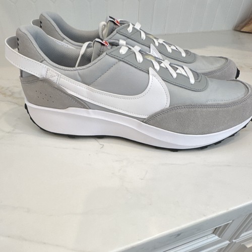 Nike waffle debutto grey fog - nike, fog"