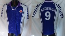 MONDO REPLICA VINTAGE FIORENTINA # 9 G. BATISTUTA 1999 2000 TG. XL NON ORIGINALE