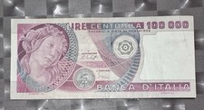 100000 Lire Botticelli Decreto