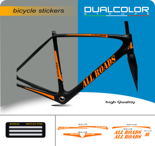 Set adesivi telaio bici - adesivi,