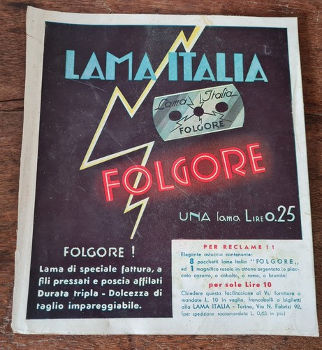 Lama italia folgore - lama,