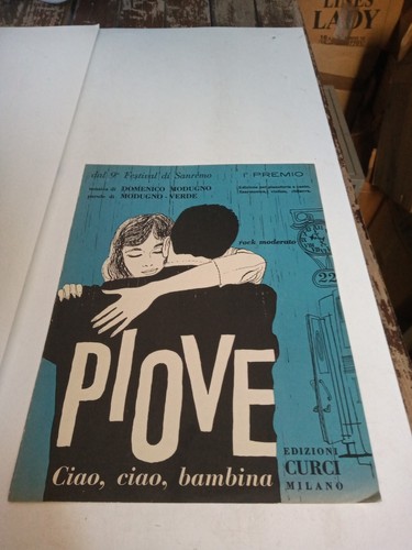 Spartito piove ciao - piove,