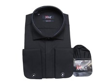 Camicia smoking uomo collo a